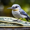 Логотип телеграм канала @bucksasbirds — Зачем птицам деньги?. .