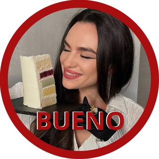 Логотип телеграм канала @buenocake_buenocake — BuenoCake🤎Кондитерская школа🔝
