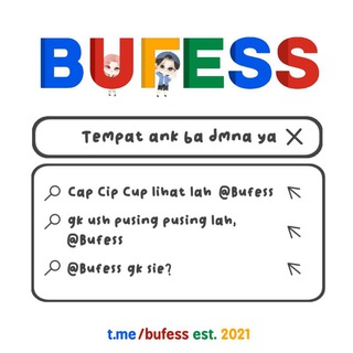 Logo saluran telegram bufess — BUFESS