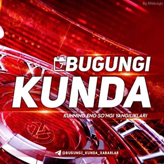 Telegram kanalining logotibi bugungi_kunda_xabarlar — Bugungi kunda (Rasmiy)