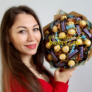 Логотип телеграм канала @buket7ru — Buket7.ru - Букеты из конфет
