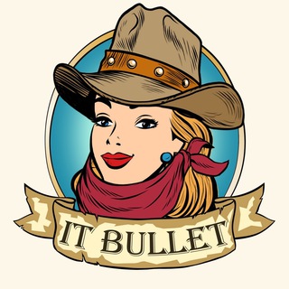 Логотип телеграм канала @bullet_it — IT Bullet