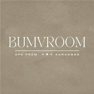 Logo saluran telegram bumvroom — BumVroom ; open
