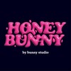 Логотип телеграм канала @bunny_studio_nsk — HONEY BUNNY🐇