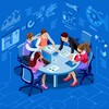 Логотип телеграм канала @businesscnt — В центре бизнеса