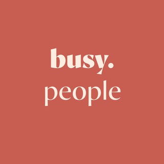 Логотип телеграм канала @busybusypeople — Busy.People