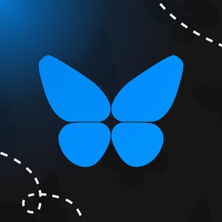Логотип телеграм канала @butterfly_std — 🦋butterfly.studio - Студия дизайна | заказать дизайн