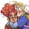 Логотип телеграм канала @buttrrs — зефир с зефиром