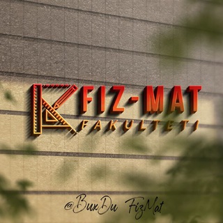 Telegram channel FIZ-MAT Fakulteti | Rasmiy Kanal logo