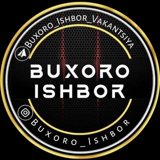 Telegram kanalining logotibi buxoro_ishbor_vakantsiya — Бухоро Ишбор 🇺🇿