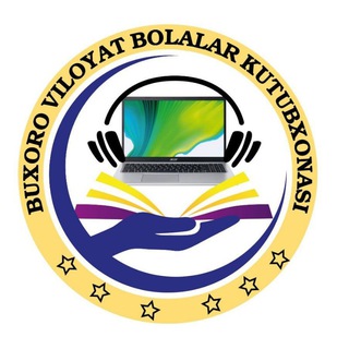Telegram kanalining logotibi buxorovbkuz — BUXORO VILOYAT BOLALAR KUTUBXONASI📚rasmiy telegram kanali