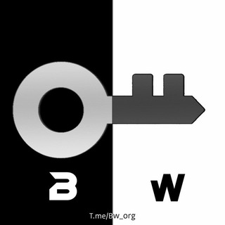 Telegram channel ⚪️B&W ⚫️ logo