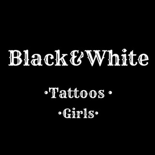 Логотип телеграм -каналу bwt_girls — Black&White • Tattoos • Girls
