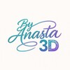 Логотип телеграм канала @by_anasta_3d — By Anasta 3D | 3D печать сканирование моделирование Москва