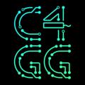 Logotipo do canal de telegrama c4dotgg - C^4