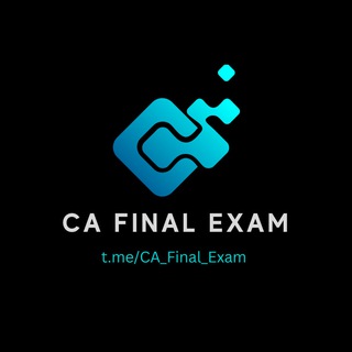 Logo saluran telegram ca_final_exam — CA Final Exam Notes 🎯