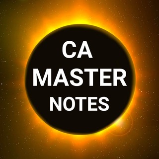 Logo saluran telegram ca_master_notes — CA INTER, FINAL, FOUNDATION NOTES