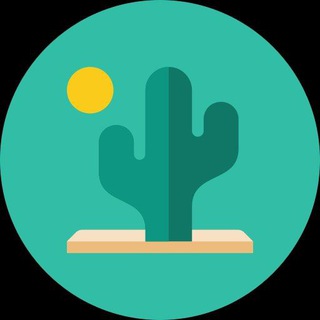 Логотип телеграм канала @cactus_facts — Кактус друківник 🌵