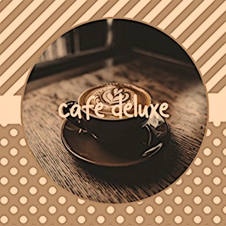 Logo of telegram channel cafedeluxe — cafe déluxe