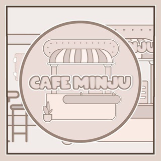 Logo saluran telegram cafeminju — 𝐂𝐚𝐟𝐞 𝐌𝐢𝐧𝐣𝐮 ; OPEN