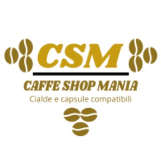 Logo del canale telegramma caffeshopmania - Cialde e Capsule Compatibili . Caffè Shop Mania
