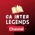 Logo saluran telegram cainterlegends — CA INTER LEGENDS 🔥 ✔ 💯