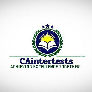 Logo saluran telegram caintertests — 📓 CA Inter Test series 📚