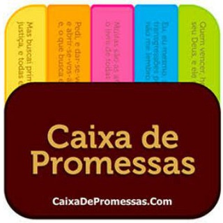 Logo of telegram channel caixinhadepromessas — Caixinha De Promessas