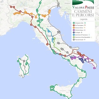 Logo del canale telegramma camminiitalia - Cammini d'Italia e del Mondo - Bacheca