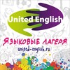 Логотип телеграм канала @campunitedenglish — United English Camp