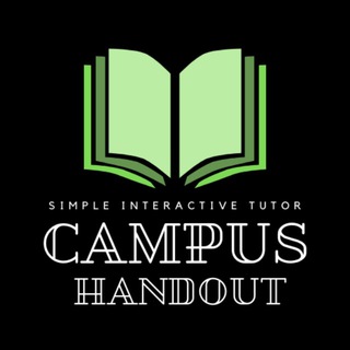 Logo of telegram channel campus_handout — Campus Handout
