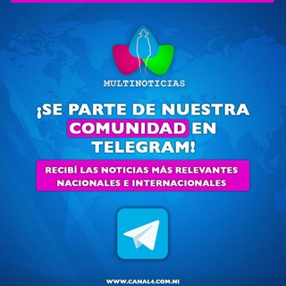 Logotipo del canal de telegramas canal4noticias - Canal 4 Nicaragua