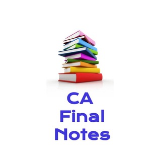 टेलीग्राम चैनल का लोगो canotes_final — CA Final Notes ✅
