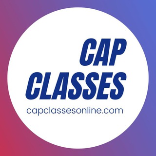 Logo of telegram channel capclasses — CAP CLASSES