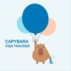 Logo of telegram channel capybaravfs — Capybara Visa Tracker