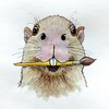 Логотип телеграм канала @capybarystic — Художественная капибаристика