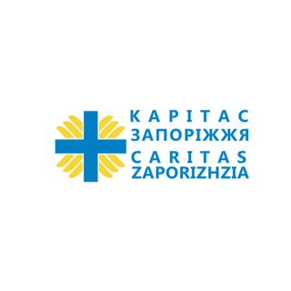 Логотип телеграм -каналу caritas_zp — Карітас Запоріжжя