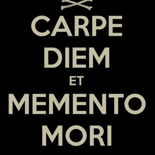 Логотип телеграм -каналу carpe_diemmemento_mori — Лови день!