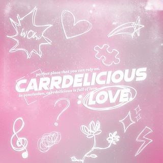 Logo of telegram channel carrdelicious — carrdelicious : love! ♡
