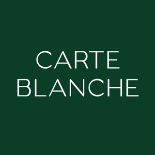 Логотип телеграм канала @carte_b — CARTE BLANCHE