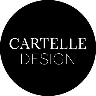 Логотип телеграм канала @cartelledesign — CARTELLE DESIGN