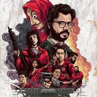 Telegram channel Casa de papel saison 4 logo