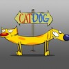Логотип телеграм канала @cat_and_dogg — Котопес