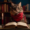 Логотип телеграм канала @cat_bandana — Кот в Бандане