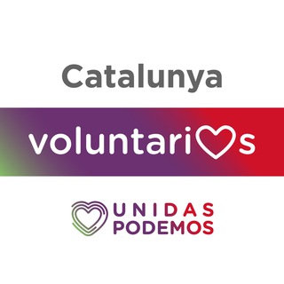 Logotipo del canal de telegramas catalunyaunidaspodemos - Voluntari@s Catalunya - Unidas Podemos