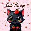 Логотип телеграм канала @catberryflower — CatBerry | букеты и десерты