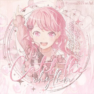 Логотип телеграм канала @catchtherhythm — – лови ритм! | новости по bang dream! girl's band party!