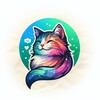 Логотип телеграм канала @catdelight — Кошачий Фанат