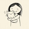 Логотип телеграм канала @catfine — Кошки в порядке