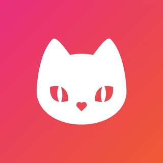 Логотип телеграм канала @catinder — CAT’S TINDER